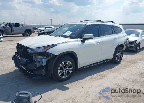 2020 Toyota Highlander Xle из США, поврежденный, VIN 5TDGZRAH9LS513388